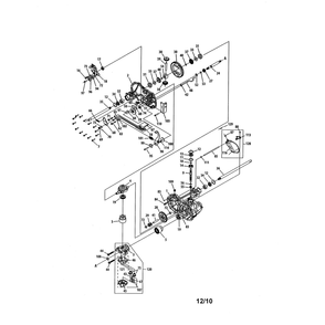 Hydro Gear Diagram and Parts List for 13AF91AP056  Cub Cadet Lawn Tractor